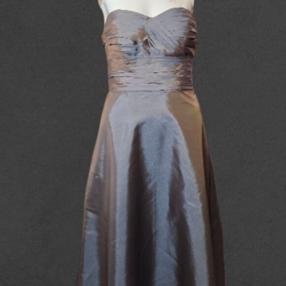 Juniors Vintage MORI LEE By MADELINE GARDNER Bridesmaid Prom Formal sz 7 - Picture 9 of 16